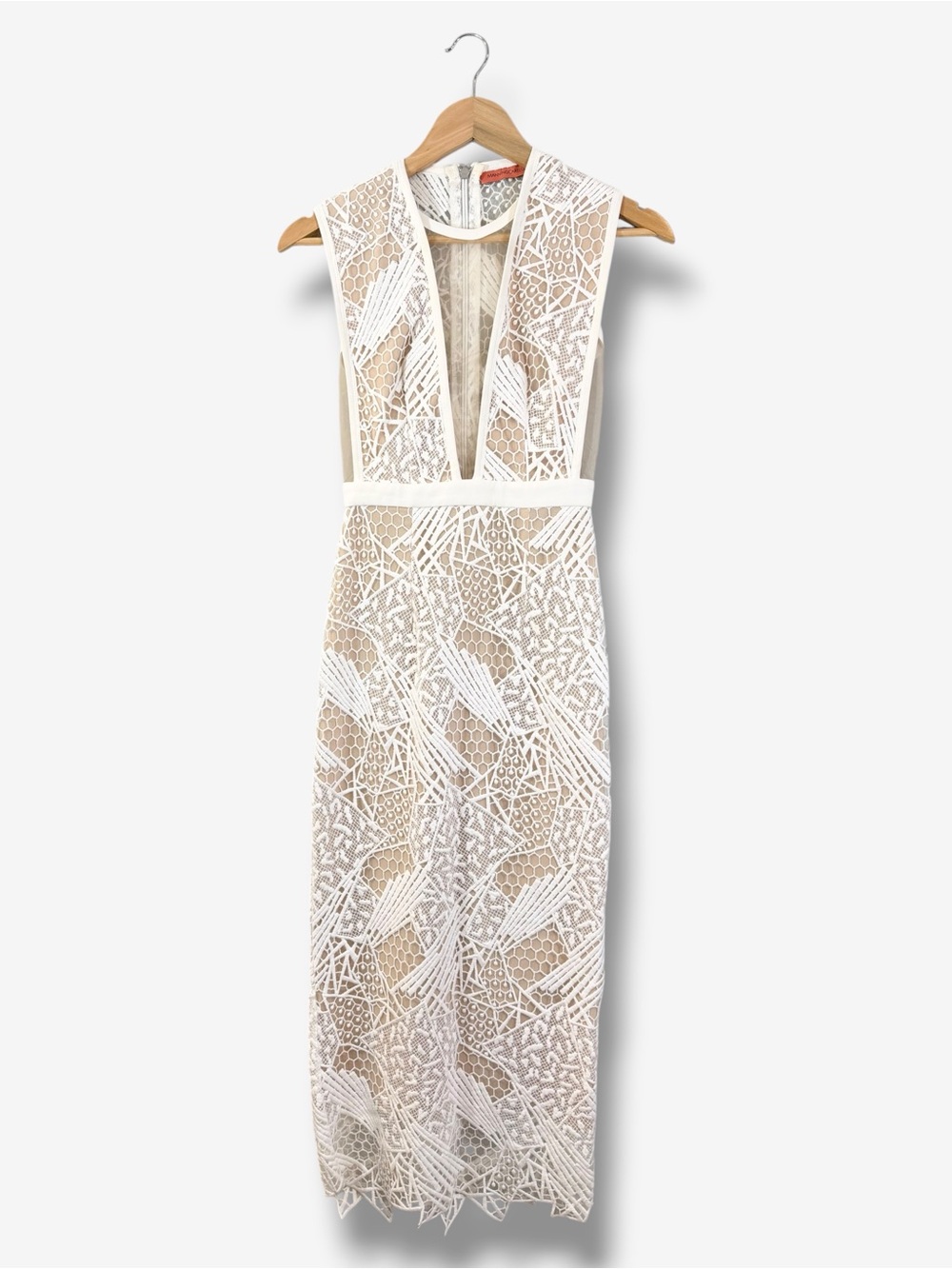 Manning Cartell Gallery Views Dress Size P (XS) Ivory Midi Lace Bridal Wedding